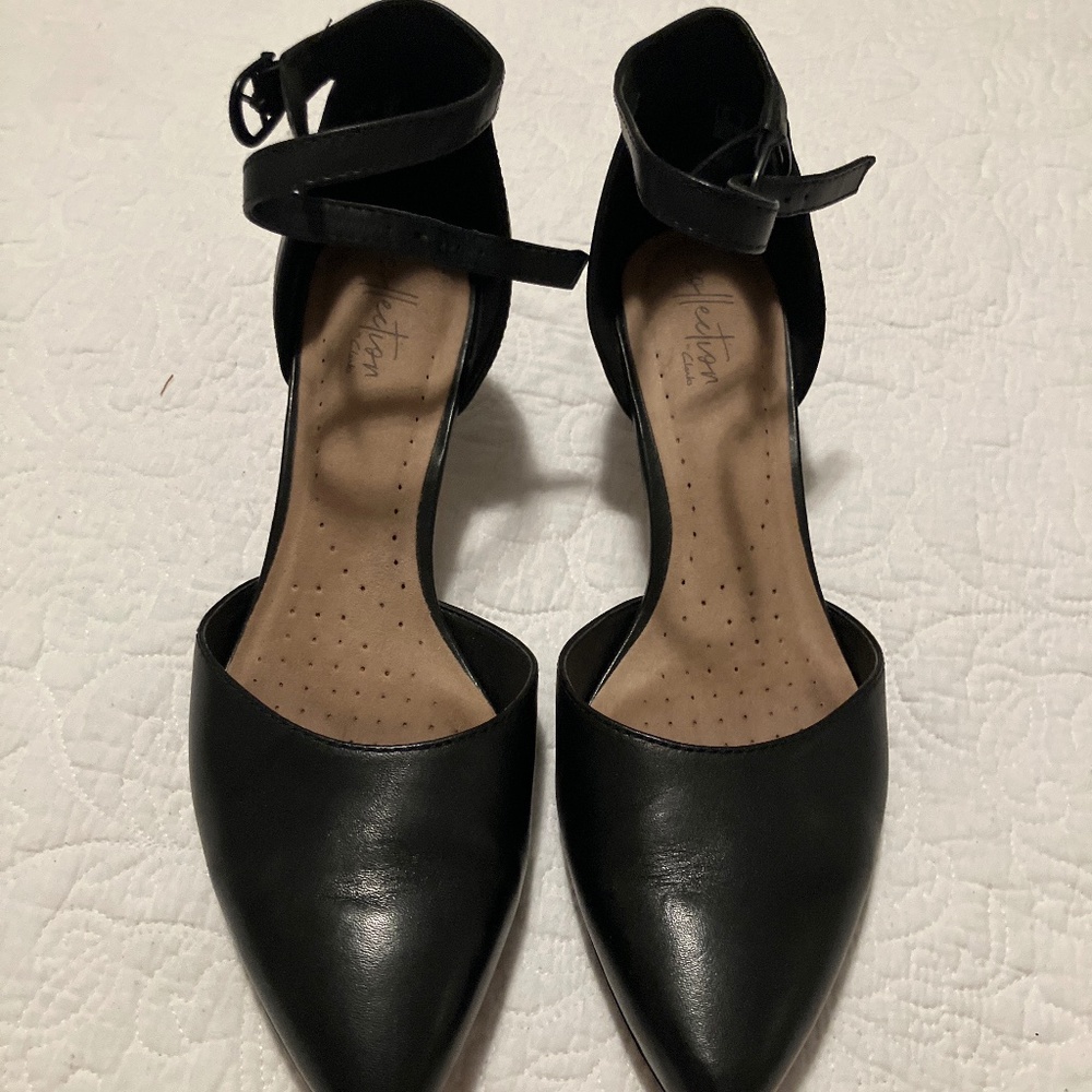 Clarks ankle strap shoe